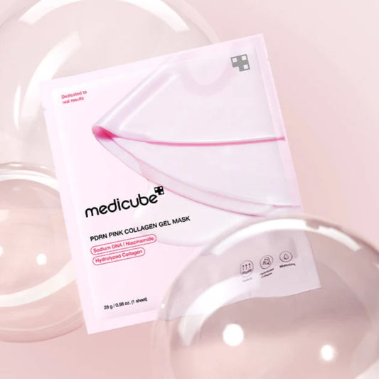 Medicube Pink Collagen Jelly Gel Mask (Salmon DNA PDRN) Pack de 4