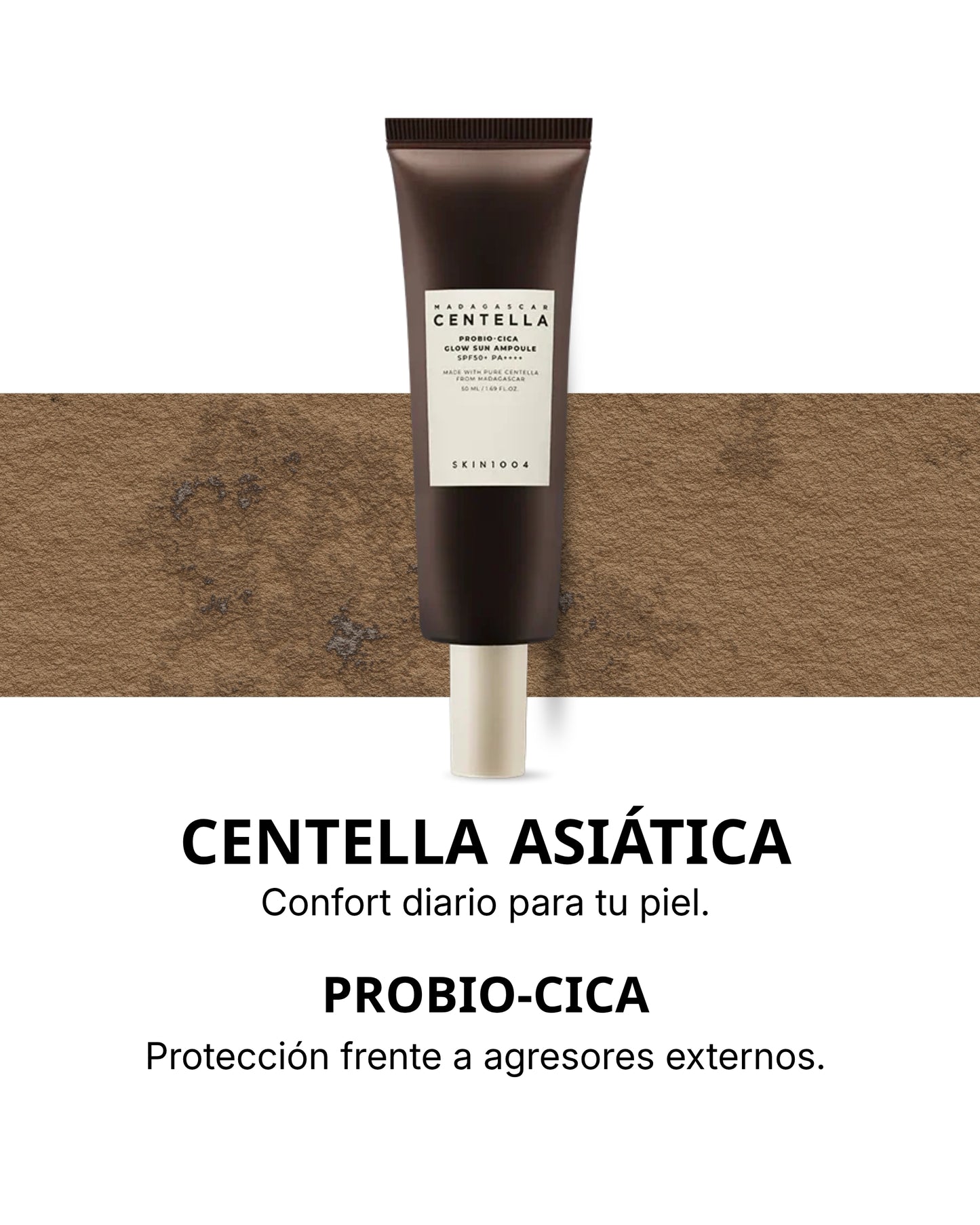 SKIN1004 Probio-Cica Glow Sun Ampoule 50ml SPF50+ PA++++