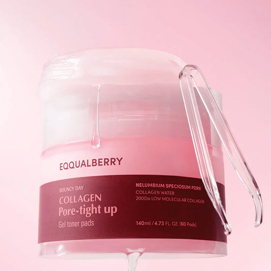 EQQUALBERRY Collagen Pore Tightening Toner Pads